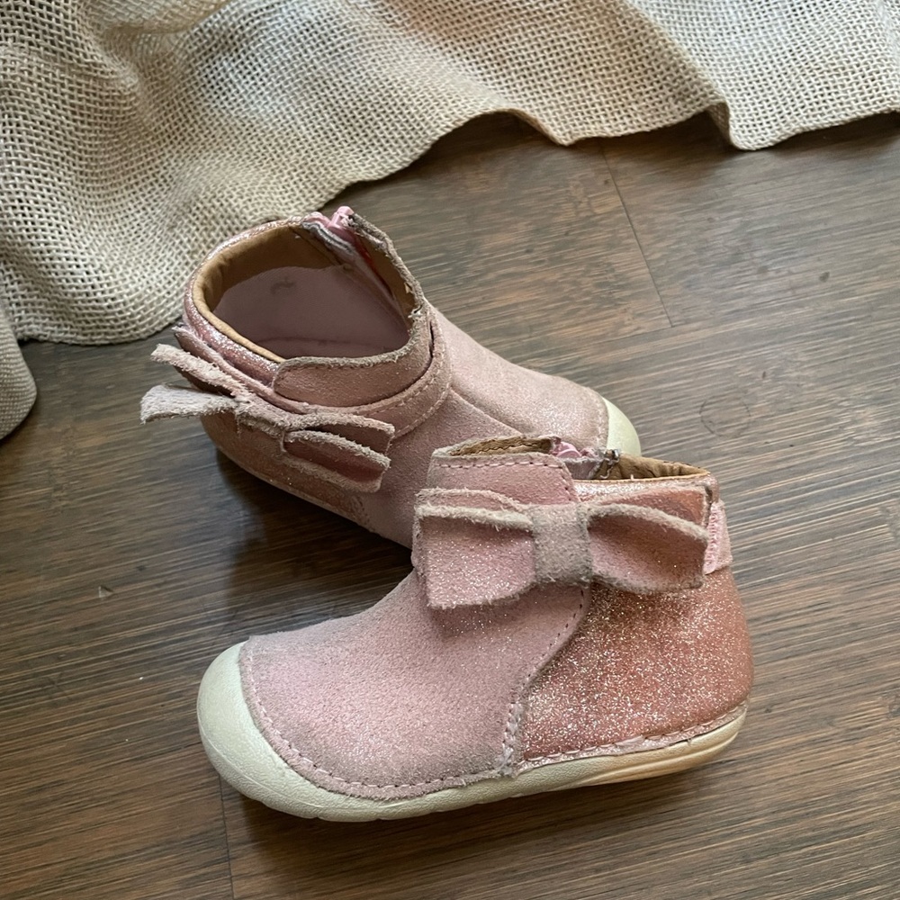 Stride rite baby booties.